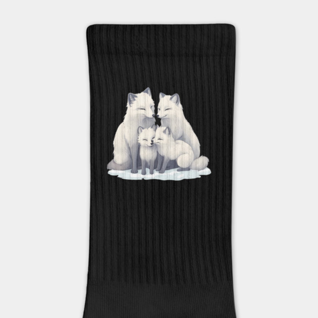 Fox Mum Dad & Cubs by animegirlnft