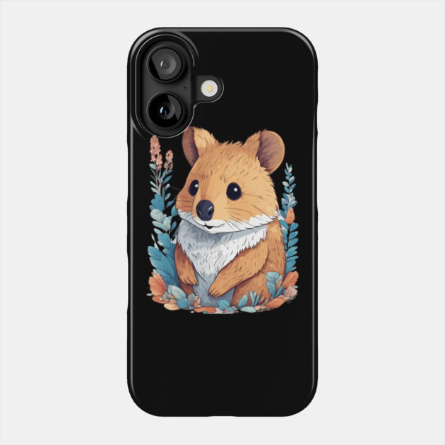 Funny Groundhog Phone Case by animegirlnft