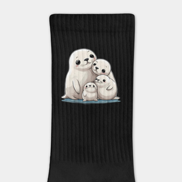 Arctic Seal Family by animegirlnft