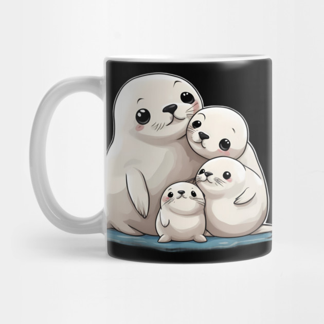Arctic Seal Family by animegirlnft