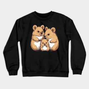 Cute Quokka Family Crewneck Sweatshirt