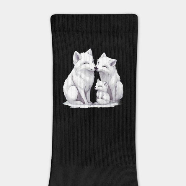 Arctic Wolf Family by animegirlnft