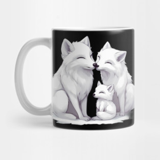 Arctic Wolf Family Mug