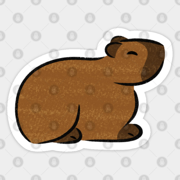 Capybara Sticker by DeguArts