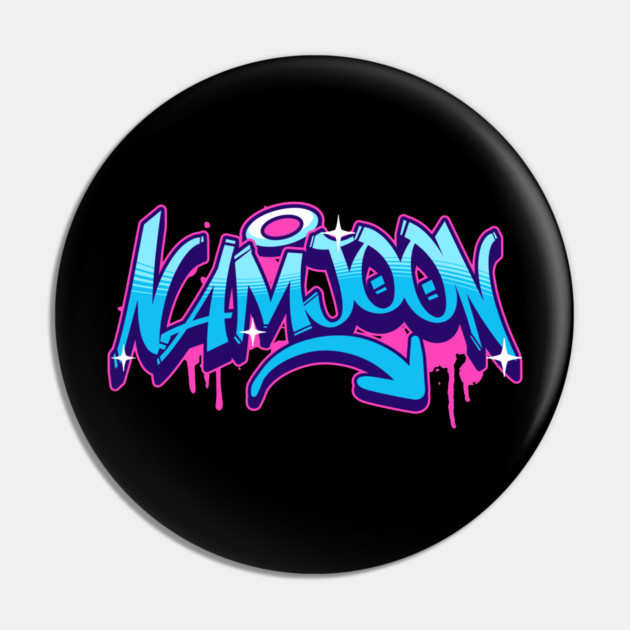 BTS Bangtan Kim Namjoon RM graffiti typography army | Morcaworks