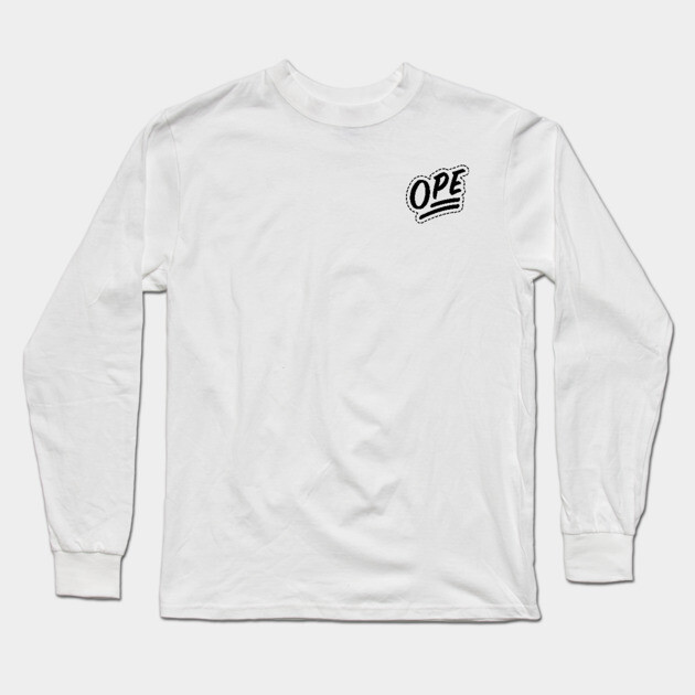Ope - Backprint Edition Long Sleeve T-Shirt by allisawr