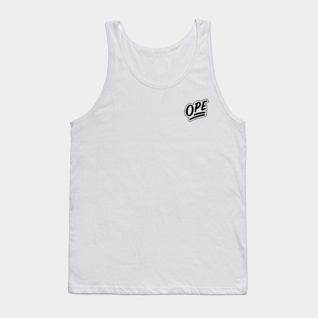 Ope - Backprint Edition Tank Top by allisawr