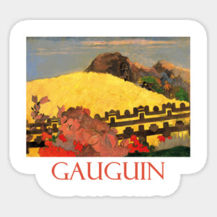 Parahi Te Marae (1892) by Paul Gauguin Sticker