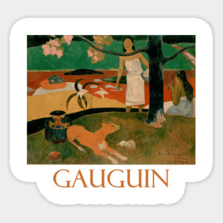Pastorales Tahitiennes by Paul Gauguin Sticker