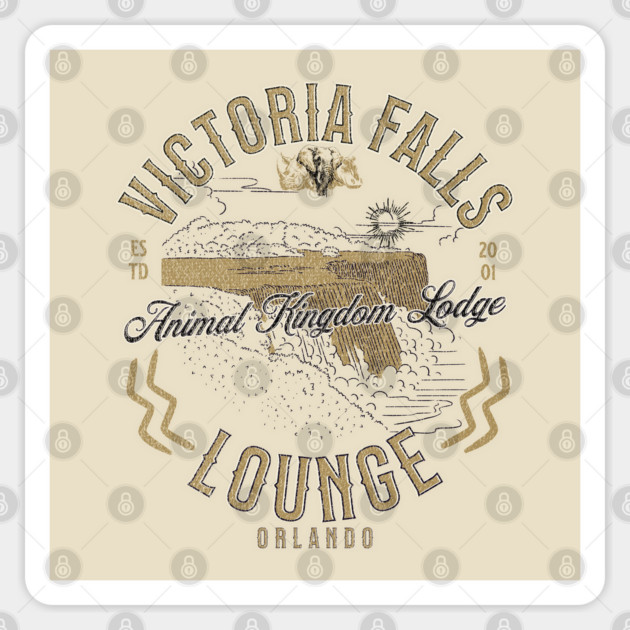 Victoria Falls Lounge at The Animal Kingdom Lodge Orlando Sticker by Joaddo
