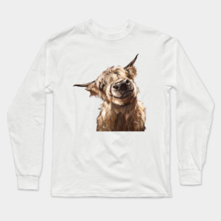 Highland Cow Long Sleeve T-Shirt