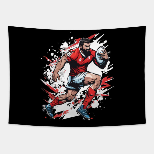 Scotland Rugby Tapestry by animegirlnft