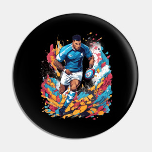 Old School Rugby Pin