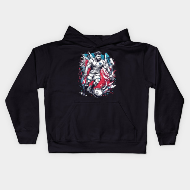 Rugby Club Kids Hoodie by animegirlnft