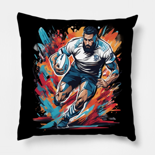 Rugby Equality Pillow by animegirlnft