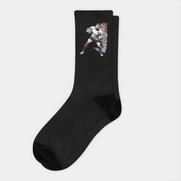 Rugby England Socks by animegirlnft