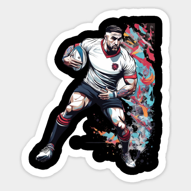 Rugby England Sticker by animegirlnft