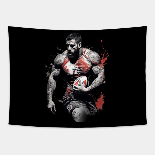 Australia Rugby Tapestry by animegirlnft