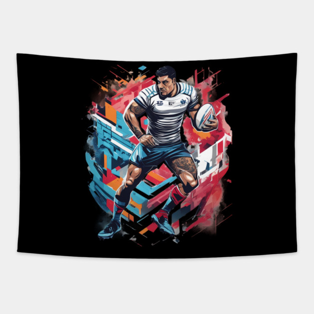 Ireland Rugby Tapestry by animegirlnft