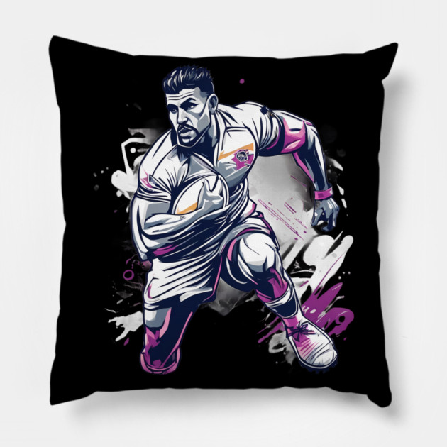 South Africa Rugby Pillow by animegirlnft