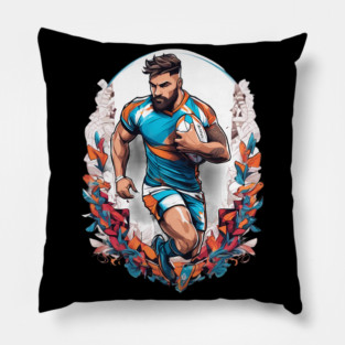 Rugby Football Pillow
