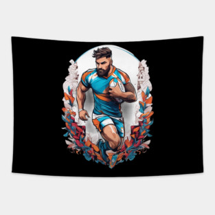 Rugby Football Tapestry