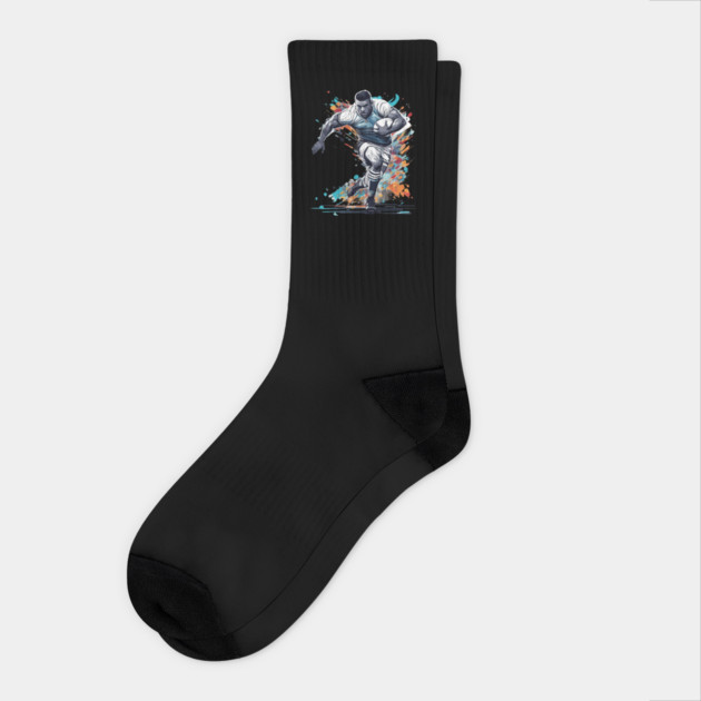 Rugby Game Socks by animegirlnft