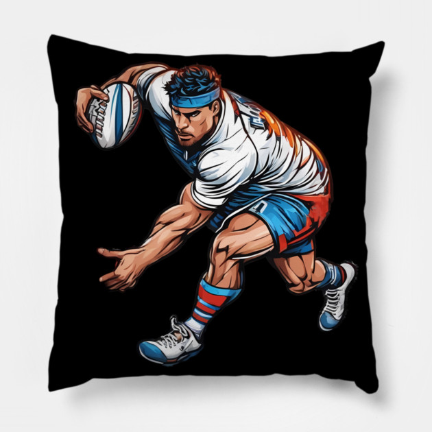 Rugby League Pillow by animegirlnft