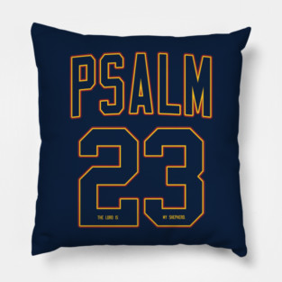 Psalm 23 - Denver Colorway - Faith on the Court Collection Pillow