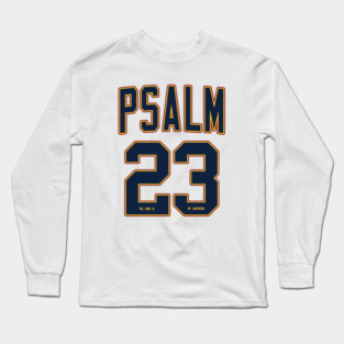Psalm 23 - Denver Colorway - Faith on the Court Collection Long Sleeve T-Shirt