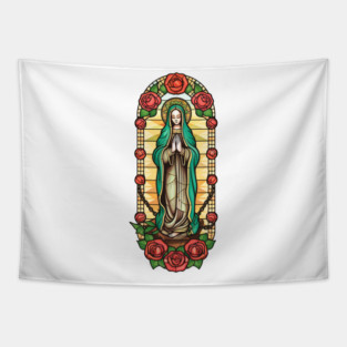 La Virgen de Guadalupe Nuestra Senora Tapestry