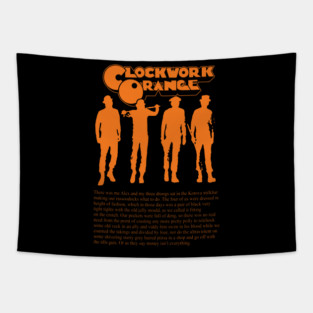 Clockwork Orange Silhouettes - Dark Tapestry