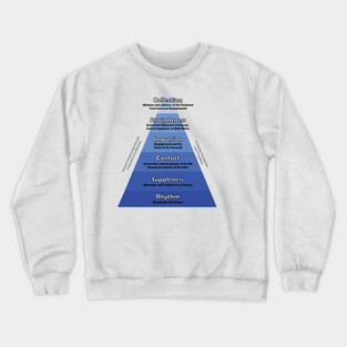 Dressage Traditional Training Pyramid Crewneck Sweatshirt