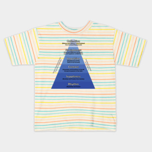 Dressage Traditional Training Pyramid Kids T-Shirt