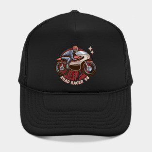 Road Racer '68 Cafe Racer Retro Motorcycle Hat