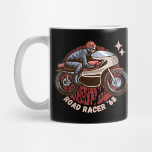 Road Racer '68 Cafe Racer Retro Motorcycle Mug