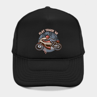 Flat Track '65 Cafe Racer Retro Motorcycle Hat