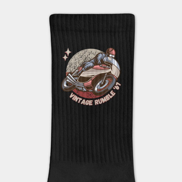 Vintage Rumble '67 Cafe Racer Retro Motorcycle by Timeless Chaos