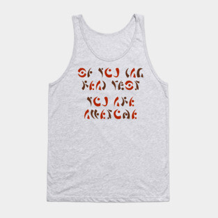 Forbidden Script Tank Top