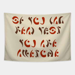 Forbidden Script Tapestry