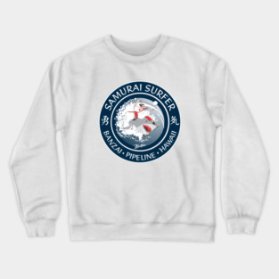 The Samurai Surfer Banzai Pipeline Crewneck Sweatshirt