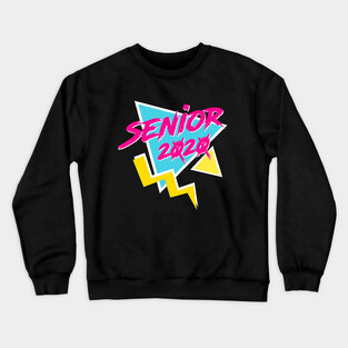 2020 Seniors - Class of 2020 80s Edition Crewneck Sweatshirt