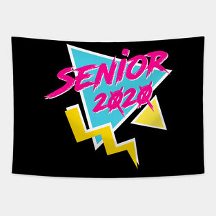 2020 Seniors - Class of 2020 80s Edition Tapestry