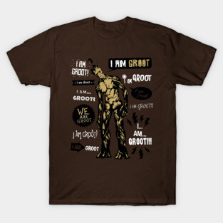 Groot Famous Quotes T-Shirt