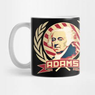 John Adams Retro Propaganda Mug