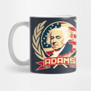 John Adams Propaganda Pop Art Mug