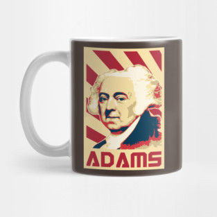 John Adams Retro Propaganda Mug
