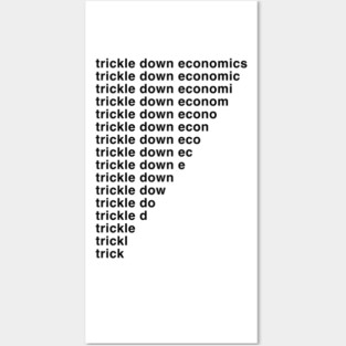 Trickle Down Economics Posters and Art