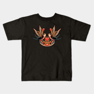 love swallow tattoo Kids T-Shirt