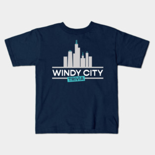 Windy City Trivia - Gray Kids T-Shirt